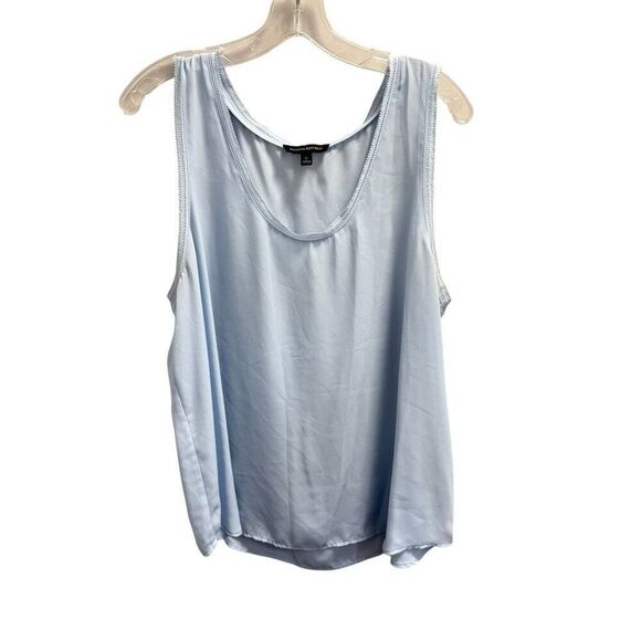 Banana Republic baby blue tank top blouse size XL - Picture 1 of 4